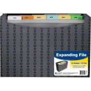C-Line Products 13-Pocket Stand-Up Expanding File, Fashion Circle Series, 12 Files/Set