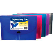 C-Line Products 13-Pocket Letter Size Expanding File, Assorted Color -12/Set