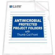 C-Line Products Project Folder with Antimicrobial Protection, Reduced Glare, 11 X 8 1/2, 25/BX