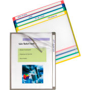 C-Line produits Write-on projet dossiers, effacer, 11 x 8 1/2, 25/BX