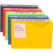 C-Line produits Write-on Poly fichier vestes, assortis, 11 X 8 1/2, 25/BX