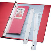 C-Line produits auto-adhésifs fixation bandes, 3 trous poinçonnés, 11 x 1, 200/BX