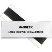 C-Line Products HOL-DEX Magnetic Shelf/Bin Label Holders, 2 Inch Magnetic Label Holder, 10/BX