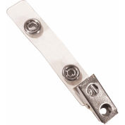 C-Line Products Badge Holder Adaptor, w/Bulldog Clip, 25 Holders/Set, 5 Packs/Set