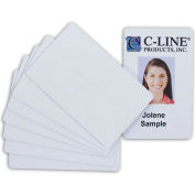 C-Line produits graphiques carte de PVC de qualité vidéo Grade, blanc, 100/PK