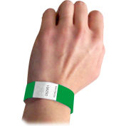 C-Line produits DuPont Tyvek bracelets de sécurité, vert, 100/PK