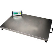 Adam Equipment CPWplus Digital Platform Scale W/Wheels, 440 lb x 0.1 lb, 35-3/8"x23-5/8" Platform