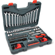 Crescent® 3/8" Drive Standard SAE/Metric Mechanics Tool Set of 128 Pieces