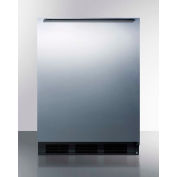 Summit-Freestanding Counter Height Refrigerator-Freezer, 5.1 Cu. Ft., 24" Wide