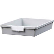 Certwood Standard largeur profondeur unique stockage fourre-tout plateau CE1950LG - 16-3/4" L x 12-5/16" W x 3 « H gris, qté par paquet : 10