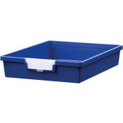 Certwood Standard largeur profondeur unique stockage fourre-tout plateau CE1950PB - 16-3/4" L x 12-5/16" W x 3 « H bleu, qté par paquet : 10