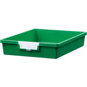 Certwood Standard largeur profondeur unique stockage fourre-tout plateau CE1950PG - 16-3/4" L x 12-5/16" W x 3 « H vert, qté par paquet : 10