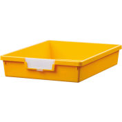Certwood Standard largeur profondeur unique stockage fourre-tout plateau CE1950PY - 16-3/4" L x 12-5/16" W x 3 « H jaune, qté par paquet : 10