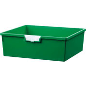 Certwood Extra large Double profondeur rangement fourre-tout plateau CE1958PG - 16-3/4" L x 18-1/2" W x 6 « H vert, qté par paquet : 5