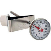 Cooper-Atkins® Espresso Thermometer, 1236-70-1, With Clip, 1" Dial, 5" Stem, Nsf - Min Qty 13
