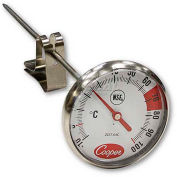 Cooper-Atkins® Espresso Thermometer, 2237-04-8, With Clip, 1¾" Dial, 7" Stem, Nsf - Min Qty 10