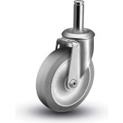 Colson 5" Caster with Grip Ring Swivel Stem, 2-3/16"H Stem, 325 Lb. Capacity