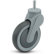 MedCaster 5" Avant Caster with Threaded Swivel Stem, 1-1/2H" Stem, 220 Lb. Capacity