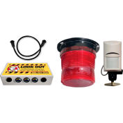 Collision Awarness Dual Use (Indoor/Outdoor) Interior Sensor & Bracket, 1 Red Light, 15' Cord