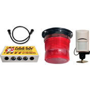 Collision Awarness Dual Use (Indoor/Outdoor) Interior Sensor & Bracket, 1 Red Light, 15' Cord