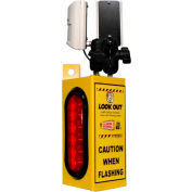 Collision Awareness Forklift Sensor, Look Out 1 Model, 1 Box, 2 Sensors, 2 Lights, 25' Cord