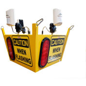 Collision Awareness Large Look Out Sensor, Ceiling Hung, 1 Box, 3 Sensors, 3 Lights, 50' Cord