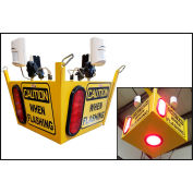 Détection de collision Grand capteur de sortie de regard w / éclatement de plancher, plafond suspendu, 1 boîtes, 4 capteurs, 4 lumières