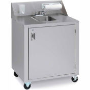 Crown Verity CV-PHS-1C Cold Water Portable Hand Sink Cart