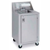 Crown Verity CV-PHS-4 Portable Space Saver Sink, Station complète, Chaud/Froid