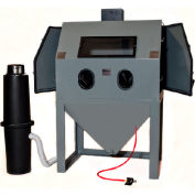 Système de Blast ouvert côté double cyclone A4800 w / collecteur de poussières