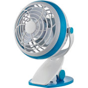 Comfort Zone® CZBT4AS FAN 4 Inch USB Desk Clip Fan 8 pack, Assorted Colors - Pkg Qty 8