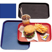 1418FF186 cambro - restauration rapide plateau 14 "x 18", bleu marine, qté par paquet : 12