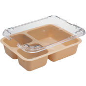 853FCW133 cambro - plateau, à 3 compartiments, Beige, qté par paquet : 24
