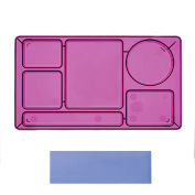 915CW431 cambro - école bac 2 x 2 10 "x 14", bleu translucide, qté par paquet : 24