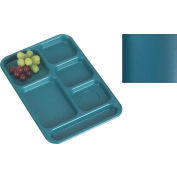 cambro BCT1014414 - école 10 "x 14" 6 compartiment de lecteur, Teal, qté par paquet : 24
