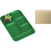 Cambro PS1014161 - plateau de l’école, 10 "x 14" 6 compartiment, Tan, qté par paquet : 24