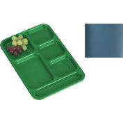 Cambro PS1014414 - plateau de l’école, 10 "x 14" 6 compartiment, Teal, qté par paquet : 24