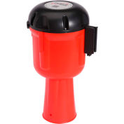 ConePro 600 Orange Traffic Cone Mount Retracting Belt Barrier, 30' Orange Belt