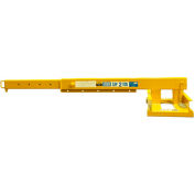Contrx télescopique potence levage grue JLT411 - capacité de 4000 lb - 11" centraux fourche fourches