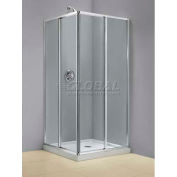 Cornerview DreamLine SHEN-8134340-01 34 1/2 "x 34 1/2" encadré coulissante douche boîtier chromé