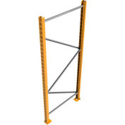 Cresswell Pallet Rack Boulonné Cadre droit 42"D X 168"H, Assemblé