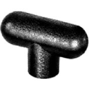 J.W. Winco TBK Nylon W/Brass Insert T-Bar Knob Tapped mm Diameter 57.2mm Length 3/8-16