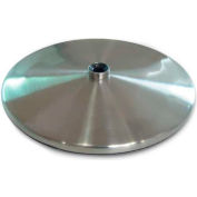 Daylight™ Brushed Stainless Steel Slimline Table Base