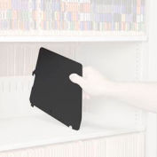 Rotary File Cabinet Components, 5 Pack of Letter/Legal File Dividers, Black