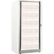 Rotary File Cabinet Components, Base Adder Unit, Legal, 6-High, Light Gray