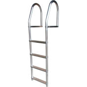 Dock Edge Dock Ladder 4 Step Fixed ECO Weld Free, Aluminum - 2074-F