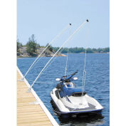 Dock Edge Mooring Whip 8' Lines & HDW, 2000Lb Capacity 1/Case - 3100-F