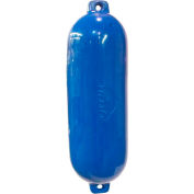 Dock Edge Dolphin Twin Eye Smooth Boat Fender 6-1/2" x 23", Royal Blue - 50-232-F