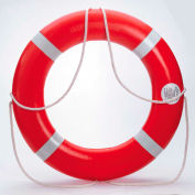 Dock Edge Dolphin Life Ring Buoy S.O.L.A.S. 30", Orange USA 1/Case - 56-203-F