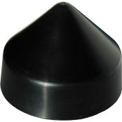 Dock Edge Piling Cap 11" cône tête, PVC noir 8/cas-91-812-F